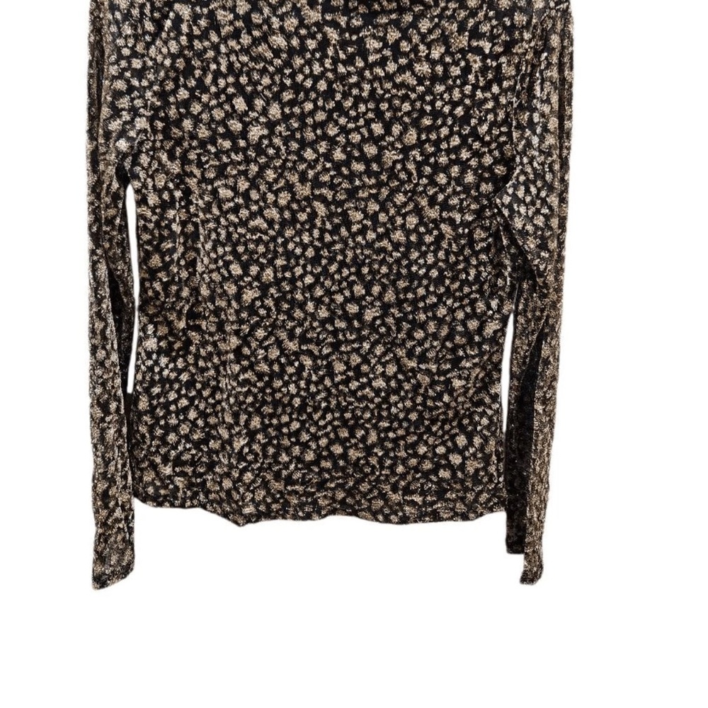 Elegant Black and Gold Women's Top